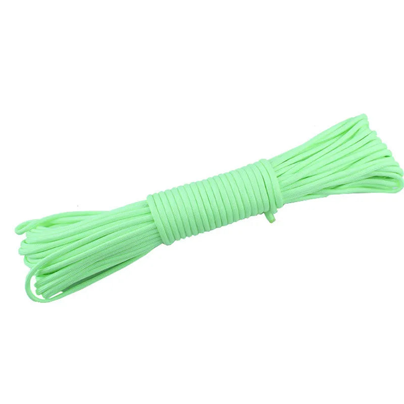 550 Paracord 7 Stränge 4mm für Outdoor – mit LED-Licht