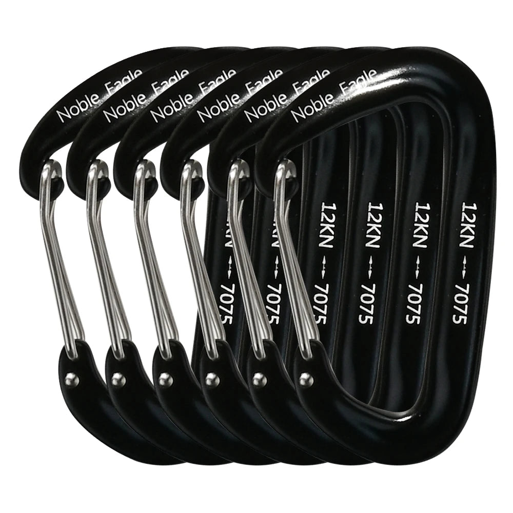 12kN Karabiner Set für Hängematten und Outdoor-Aktivitäten