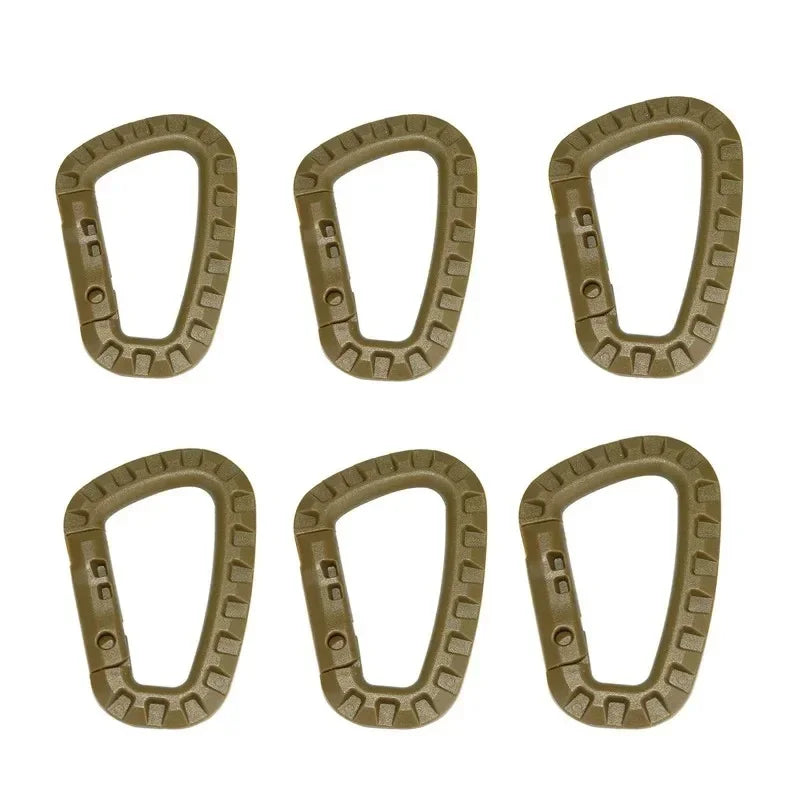 Taktischer Karabiner D-Form Kunststoffhaken für Outdoor