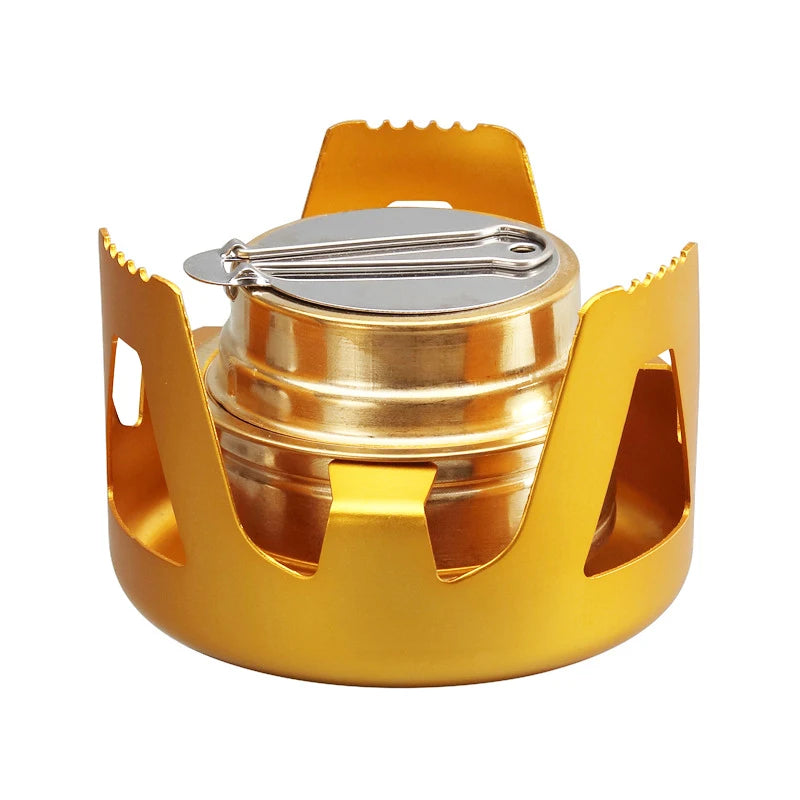 Campingkocher Mini Alkoholbrenner mit verstellbarer