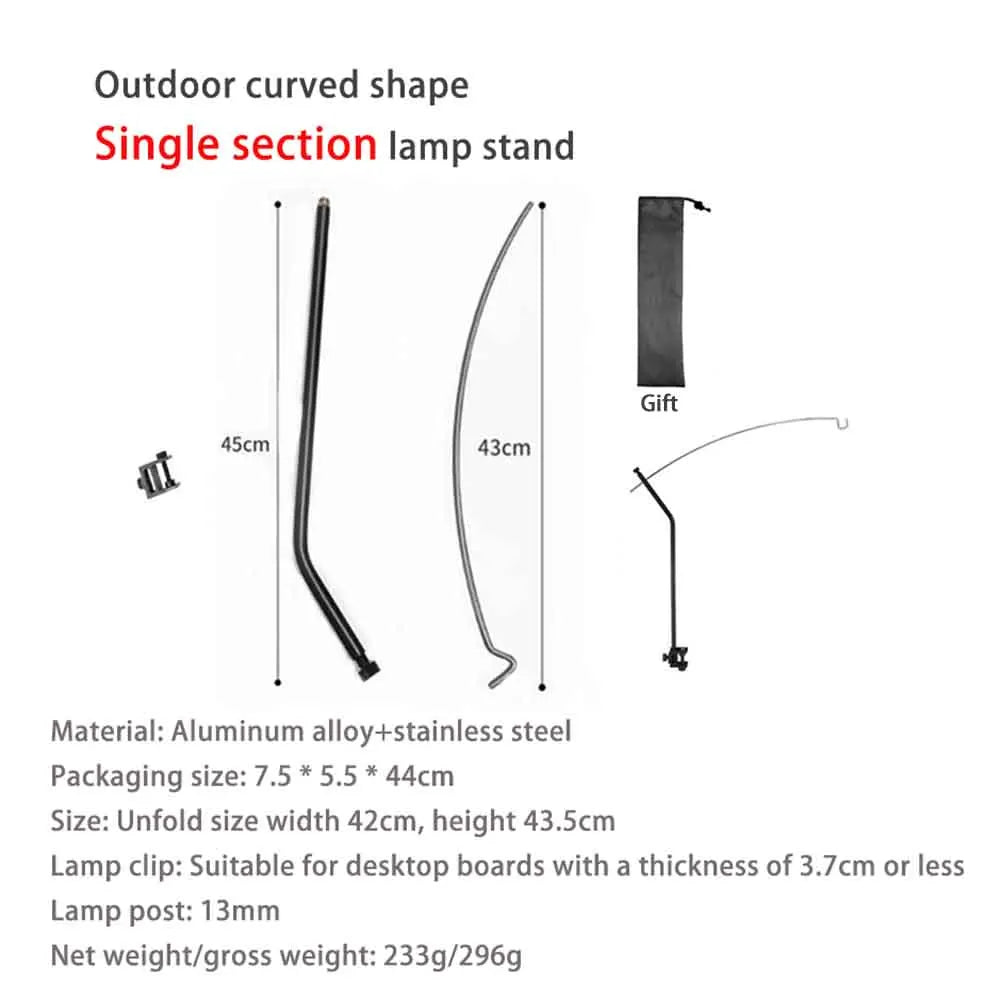 Campinglaterne Halterung aus Aluminiumlegierung