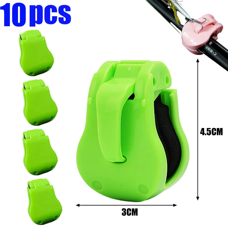Tragbar Fishing Rod Halter Clip – 10 Stück