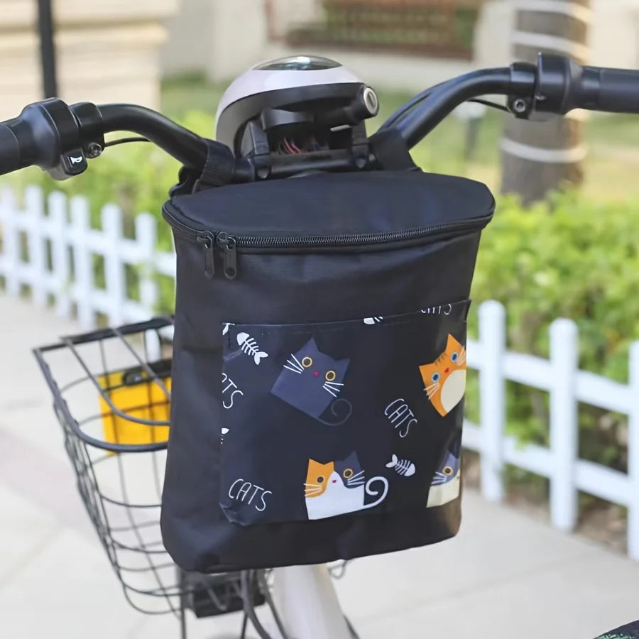 Multifunktionale Fahrradtasche mit grossem Stauraum