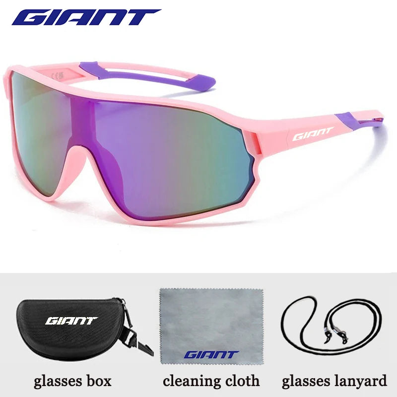 GIANT Fahrradbrille UV400 Anti-Fog REVO Gläser