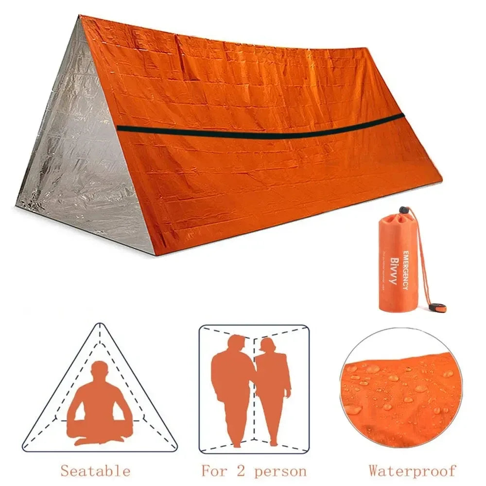2-Personen Notunterkunft Bivy Zelt Kit wasserdicht – clever-campen Camping & Outdoor Schweiz