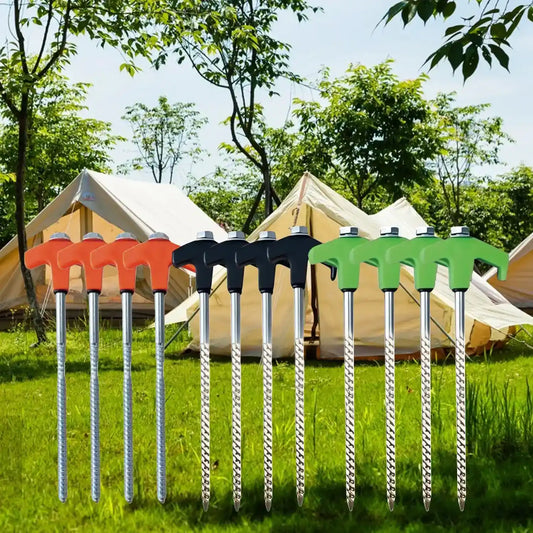 8-Zoll Schraub-Zeltpflock – Robuster Anker für Camping – clever-campen Camping & Outdoor Schweiz