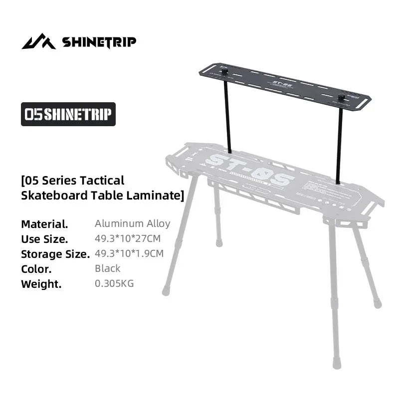 ShineTrip Aluminium Campingtisch klappbar und erweiterbar