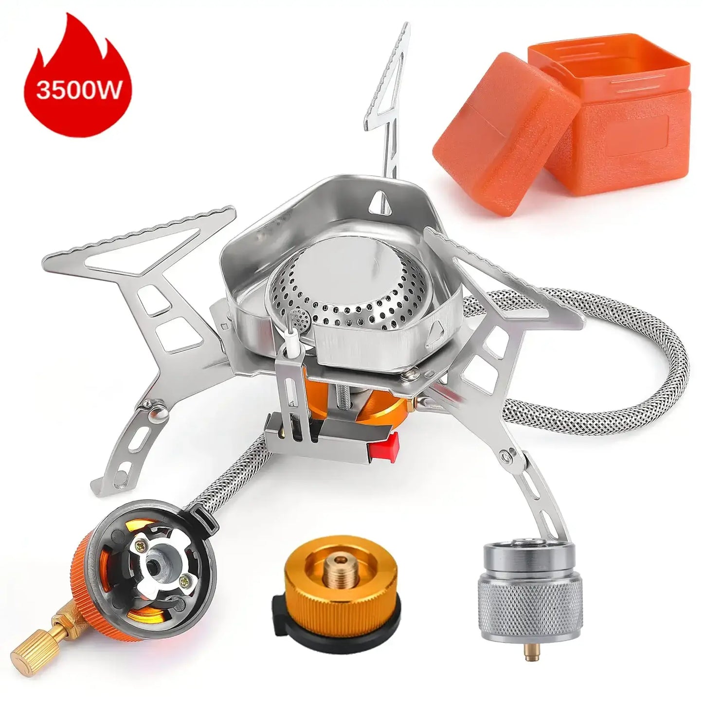Camping Windproof Gas Stove 3500W – Tragbarer Kocher – clever-campen Camping & Outdoor Schweiz