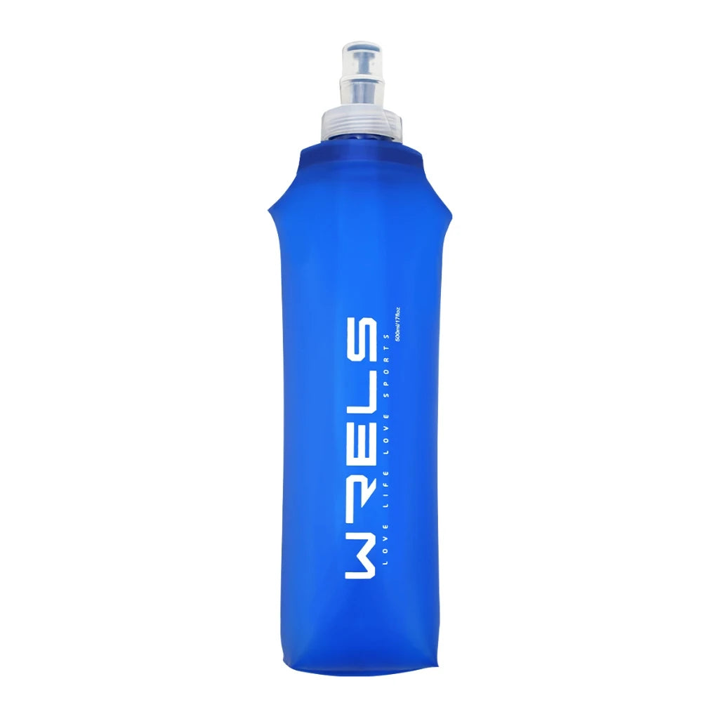 WRELS Faltbare Trinkflasche TPU BPA-frei für Outdoor-Sport