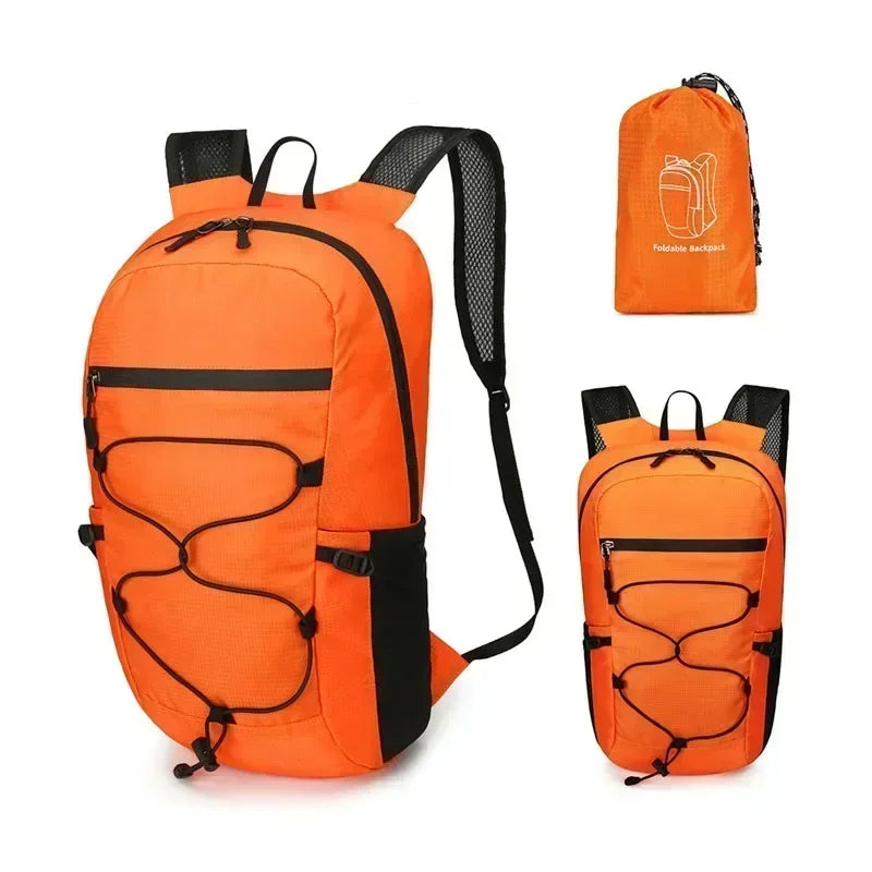 20L Faltbarer Rucksack für Wandern und Reisen