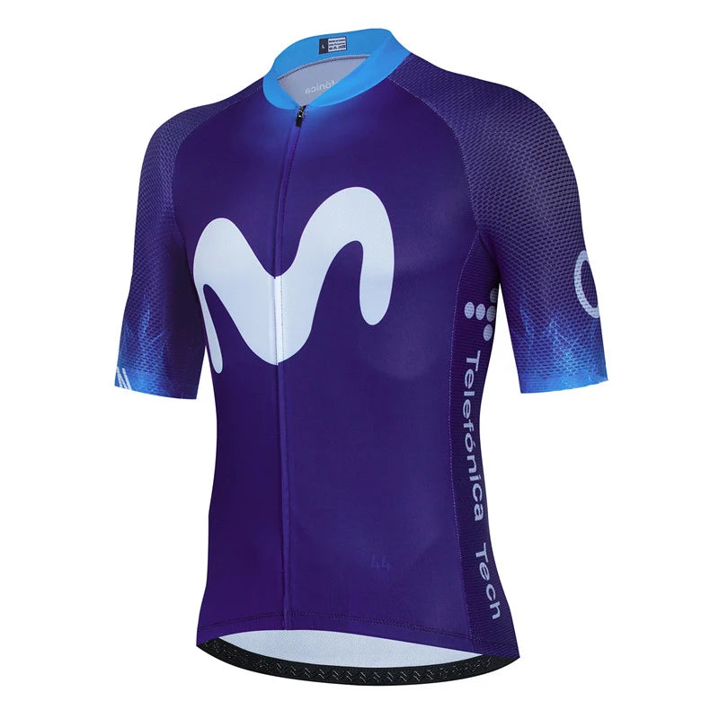 Movistar Fahrradtrikot Set Kurzarm Spanien Herren