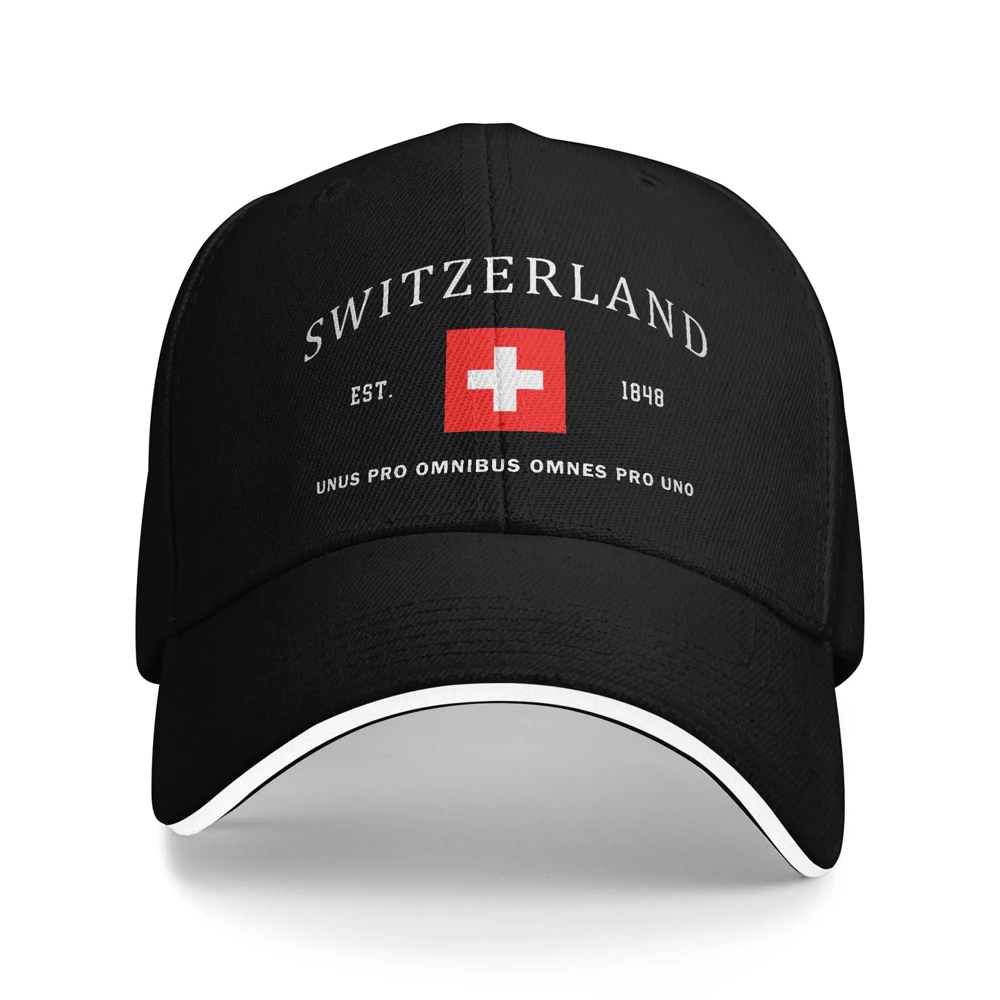Schweiz Flagge Baseball Cap Unisex – Verstellbar