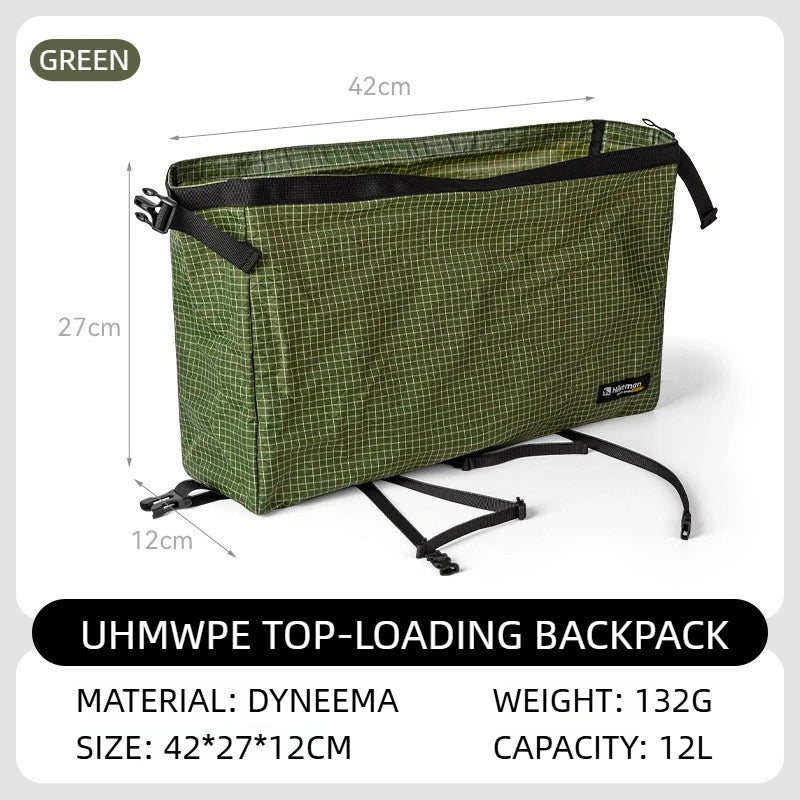 Ultraleichte Dyneema Top-Lid Tasche wasserdicht