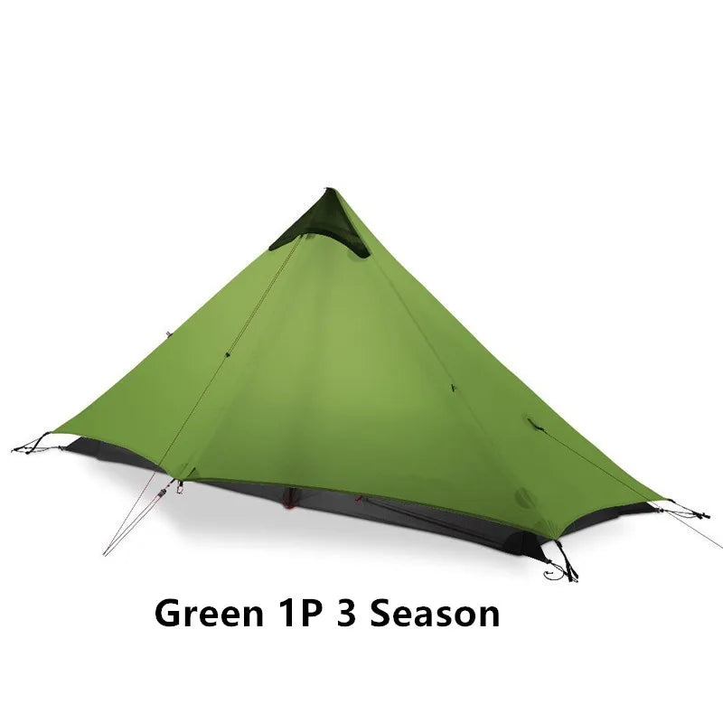 Einzelzelt aus Silnylon für den Camping- und Outdoor-Einsatz