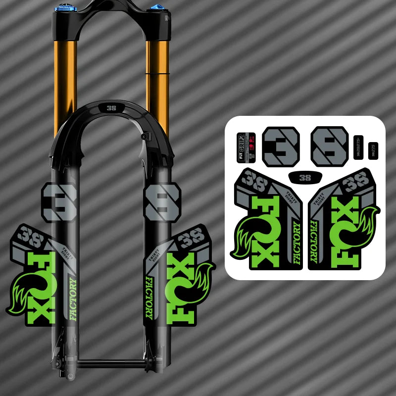 Enduro Gabelaufkleber für MTB Fahrräder – Wasserdicht