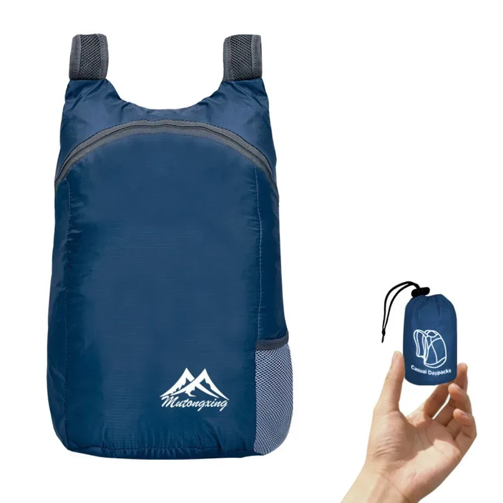Leichter 20L Packable Rucksack – Faltbar und Wasserdicht – clever-campen Camping & Outdoor Schweiz