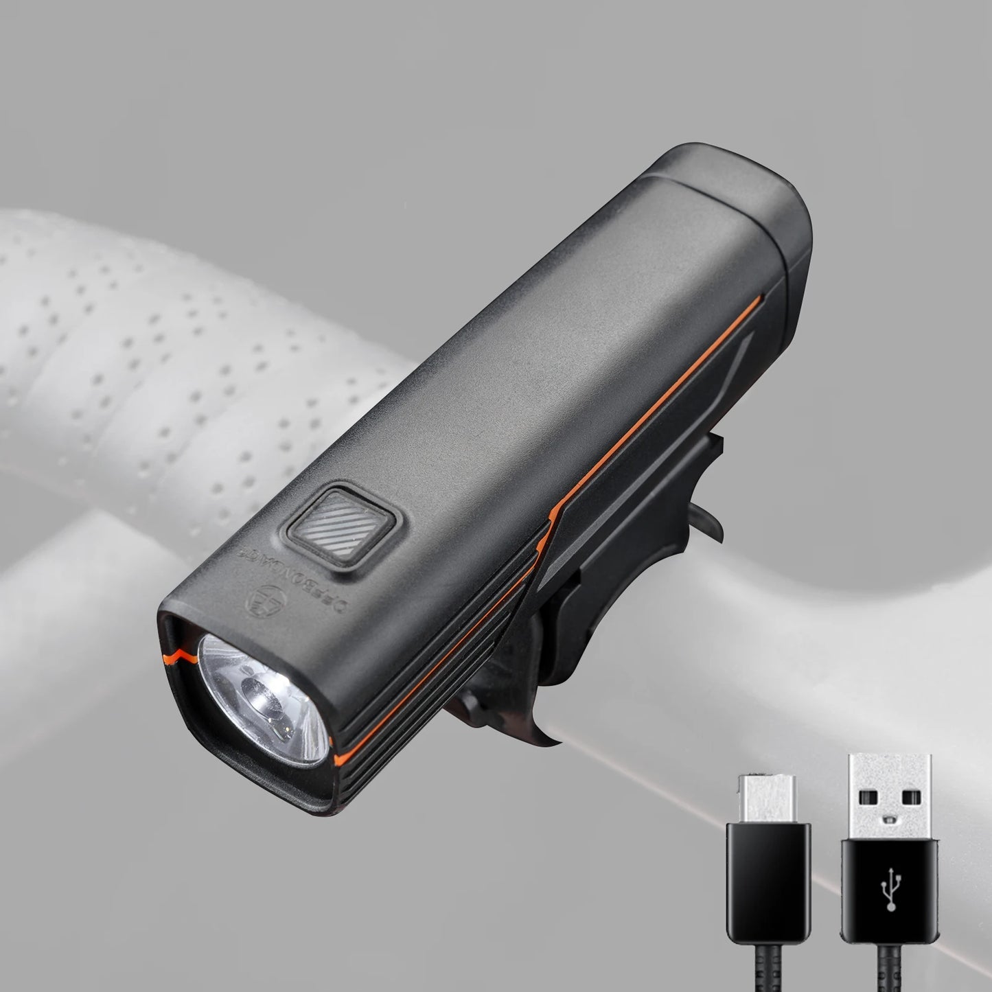 Wasserdichte Fahrradlampe mit USB-Ladung und 1000 Lumen