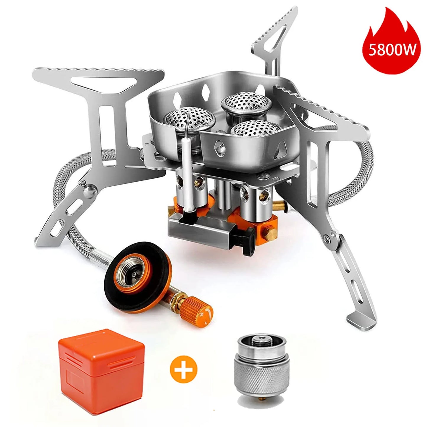 Camping Windproof Gas Stove 3500W – Tragbarer Kocher