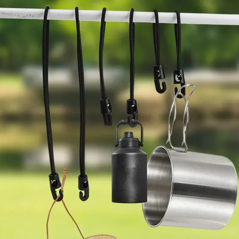 Spanngurte mit Haken – Elastische Bungee-Seile für Camping – clever-campen Camping & Outdoor Schweiz