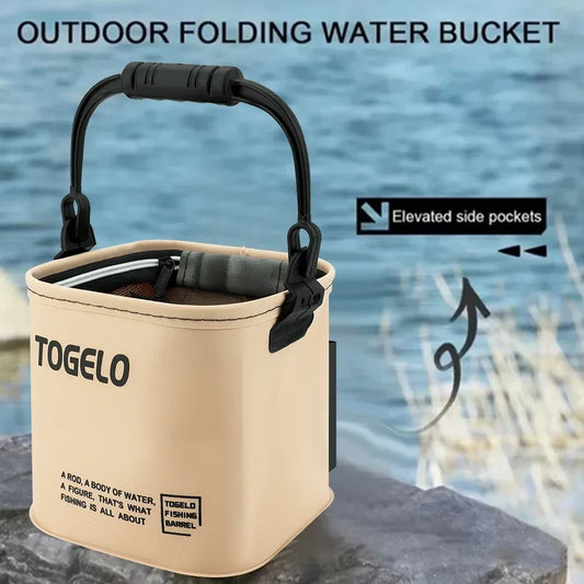 Kollapsbarer Angelfischereibucket für lebende Fische – clever-campen Camping & Outdoor Schweiz