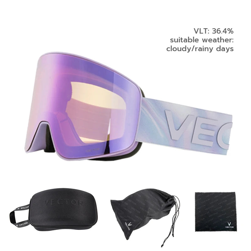 VECTOR Doppel-Lagen Anti-Beschlag Ski-Goggles UV400