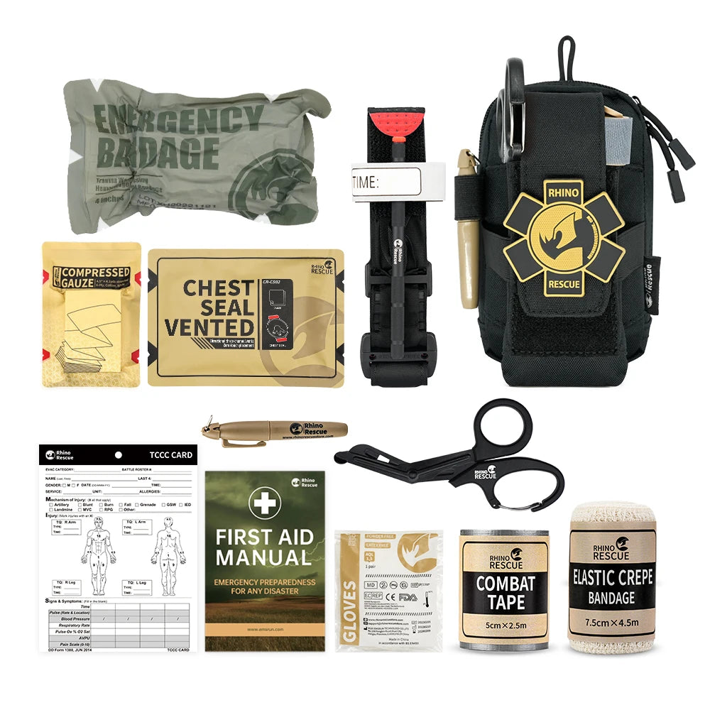 Rhino Rescue EDC Erste-Hilfe-Set für Camping & Outdoor