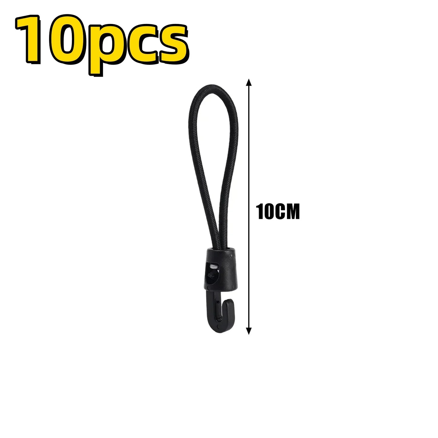 Bungee Cord mit Haken 100 Stück – Hoch elastisch