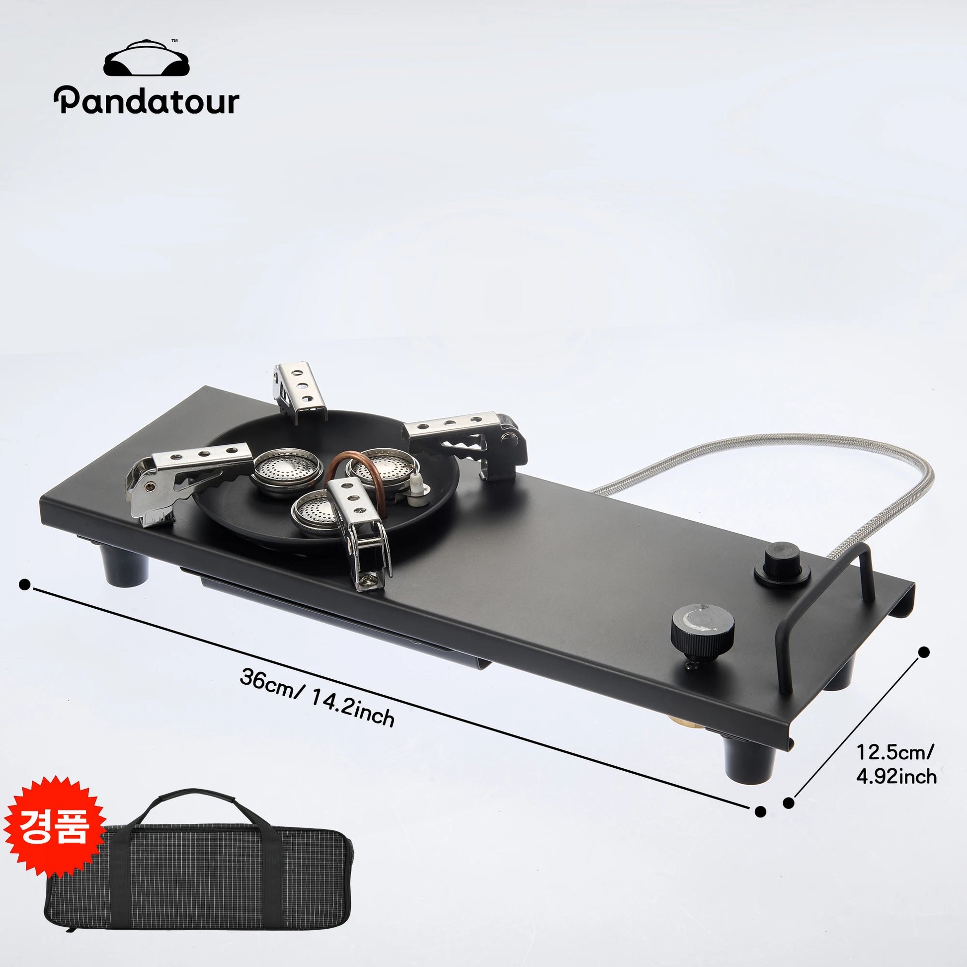 Pandatour Camping Gasherd klappbar für Outdoor – clever-campen Ansicht 4