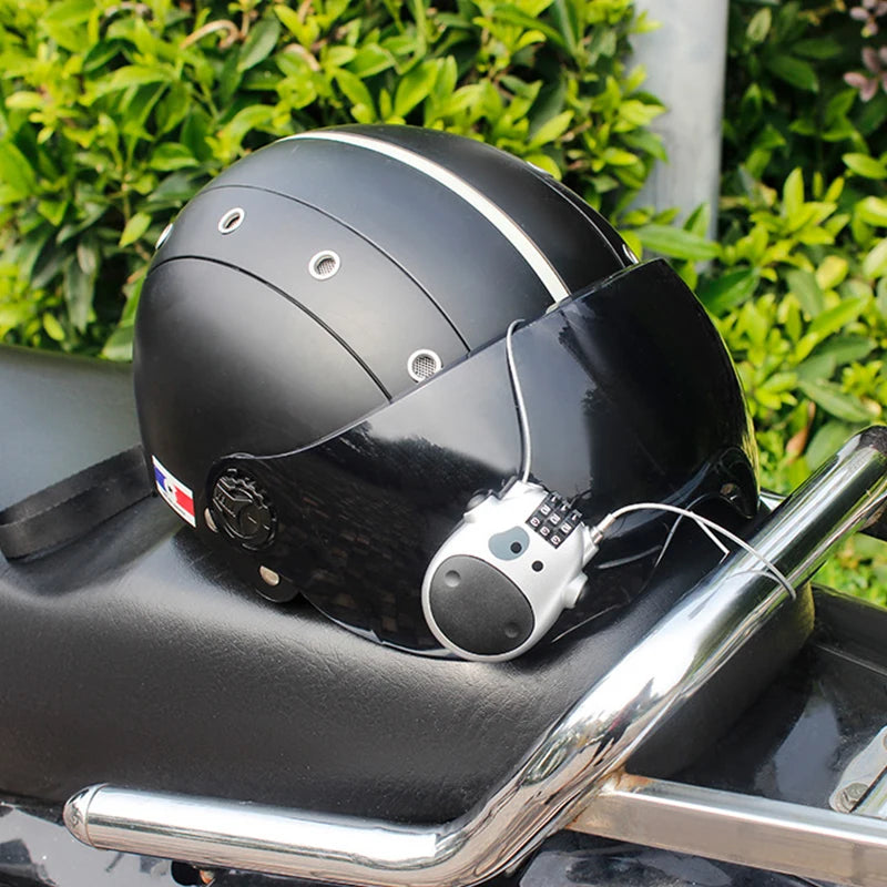 Faltbarer Helm-Schloss mit Kombination für Fahrrad – clever-campen Ansicht 6