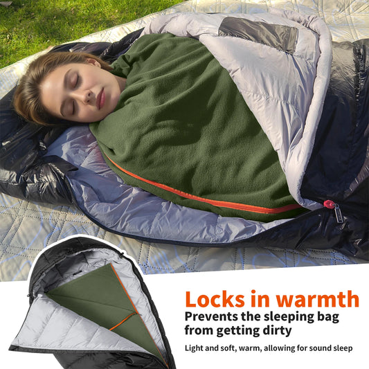 Leichtgewichts-Winter-Schlafsack-Beutel – clever-campen Ansicht 2