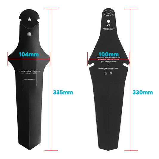 Faltbarer Mudguard für Fahrradsattel – Schutz vor Schmutz – clever-campen Ansicht 2