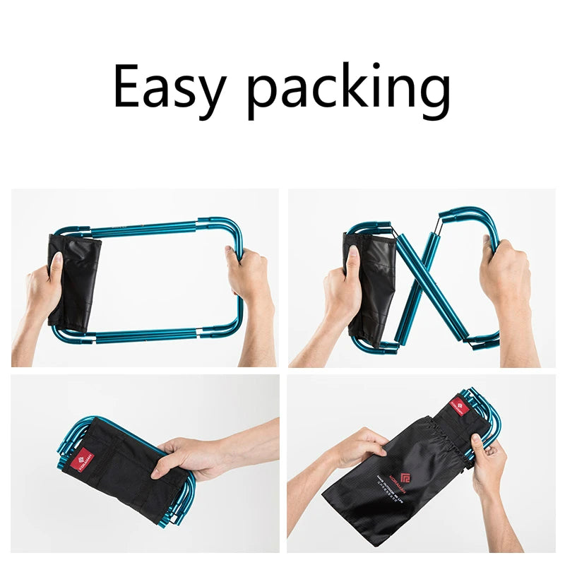 Faltstuhl für Angeln und Outdoor – Ultraleicht und Tragbar – clever-campen Ansicht 5