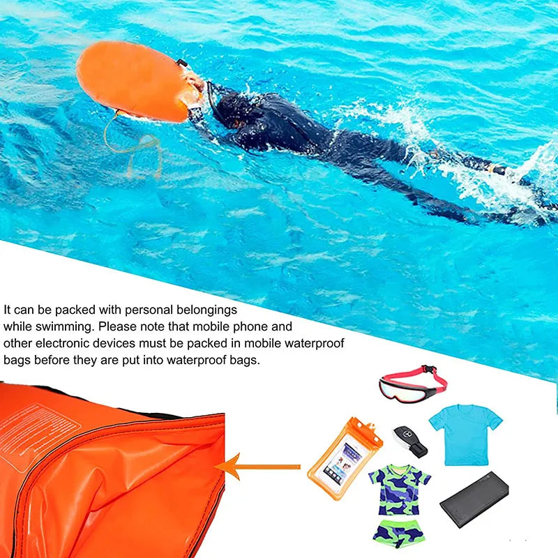 20L Wasserdichter Schwimmbeutel mit Handytasche – clever-campen Ansicht 3