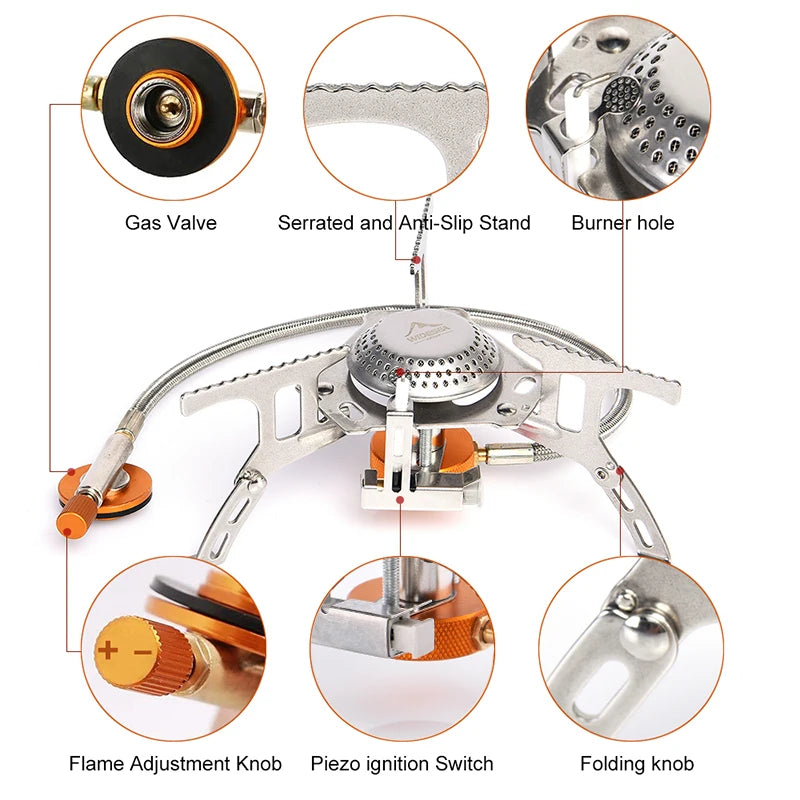 Widesea Camping Gas Stove – Robuster Outdoor Kocher – clever-campen Ansicht 6