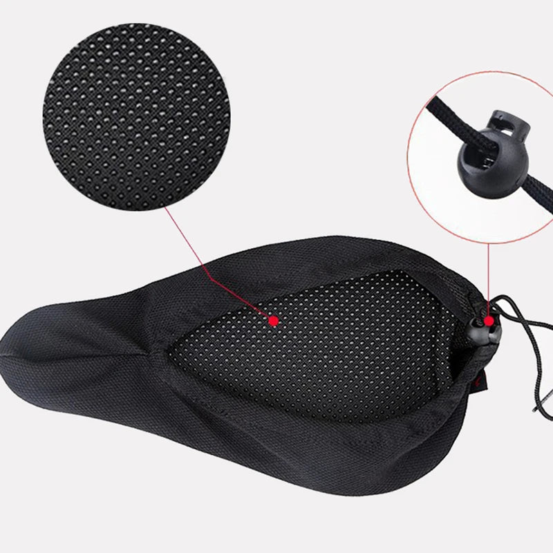 3D Gel Kissenbezug für Fahrradsattel – Extra Komfort – clever-campen Ansicht 3