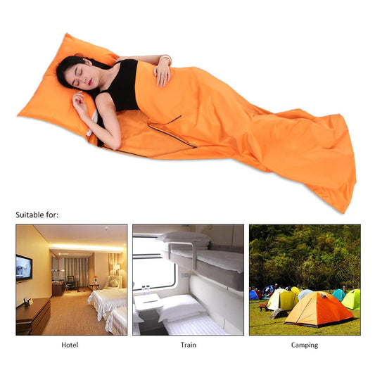Tomshoo 70x210CM Tragbarer Schlafsack für Camping und Reisen – clever-campen Ansicht 2