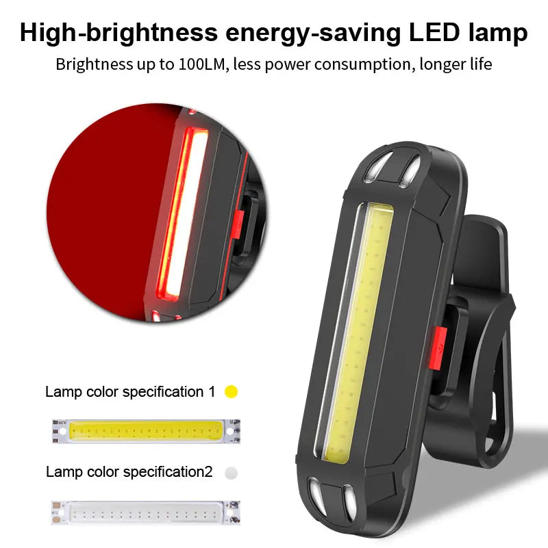 X-Tiger Rücklicht USB wiederaufladbar für Fahrräder – clever-campen Ansicht 3