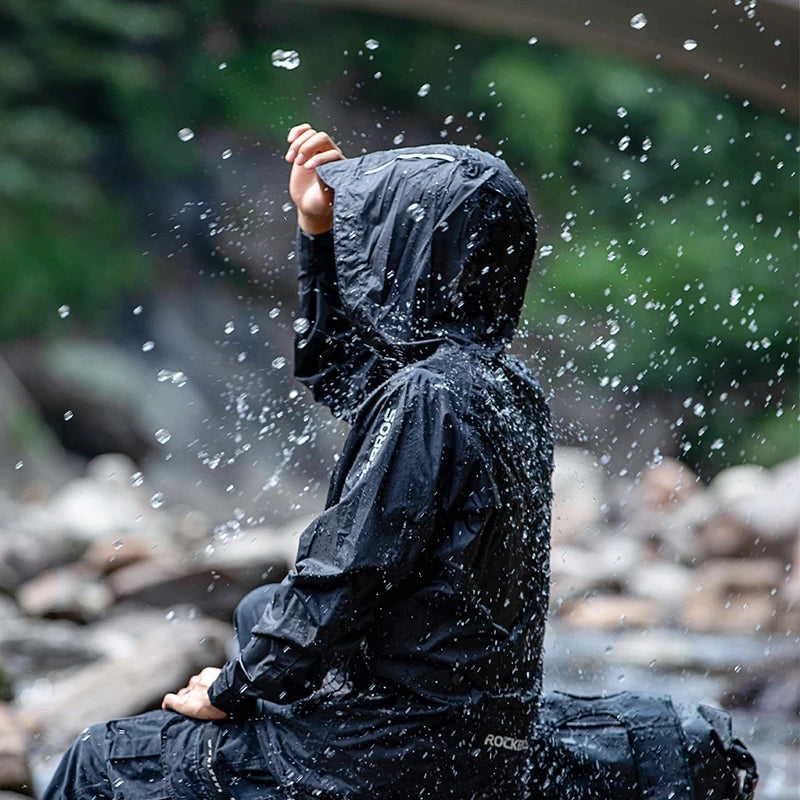 Wasserdichte Herrenjacke mit Kapuze – Atmungsaktiv – clever-campen Ansicht 2