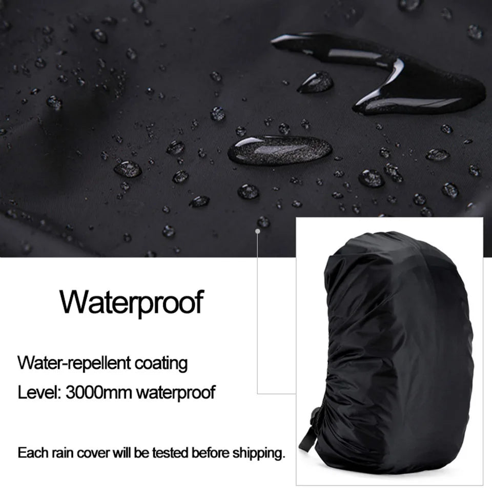 Praktische Rucksack-Regenschutz Hülle wasserdicht – clever-campen Ansicht 3