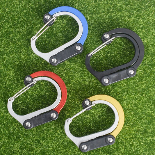Multifunktionaler Hybrid Gear Clip Karabiner mit 360° – clever-campen Ansicht 2