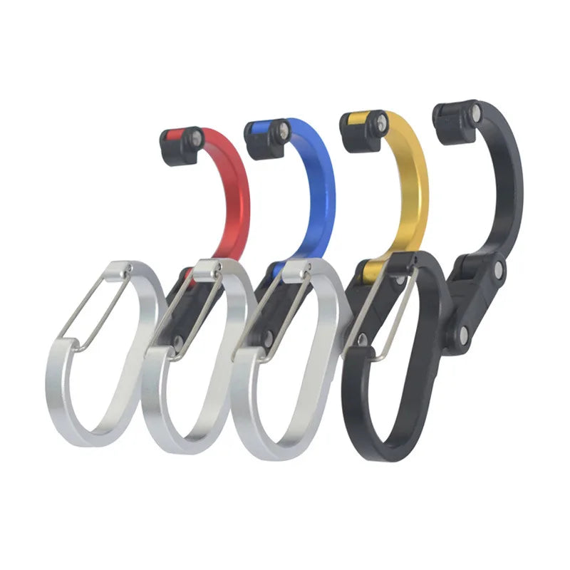 Multifunktionaler Hybrid Gear Clip Karabiner mit 360° – clever-campen Ansicht 5