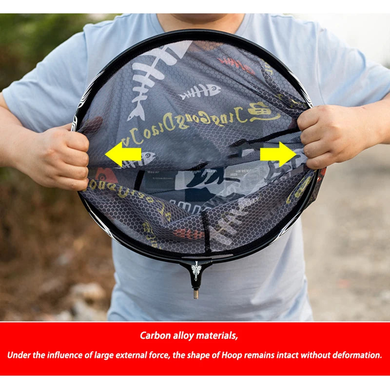 Ultraleichter Angelnetzkopf aus Kohlefaser – clever-campen Ansicht 6