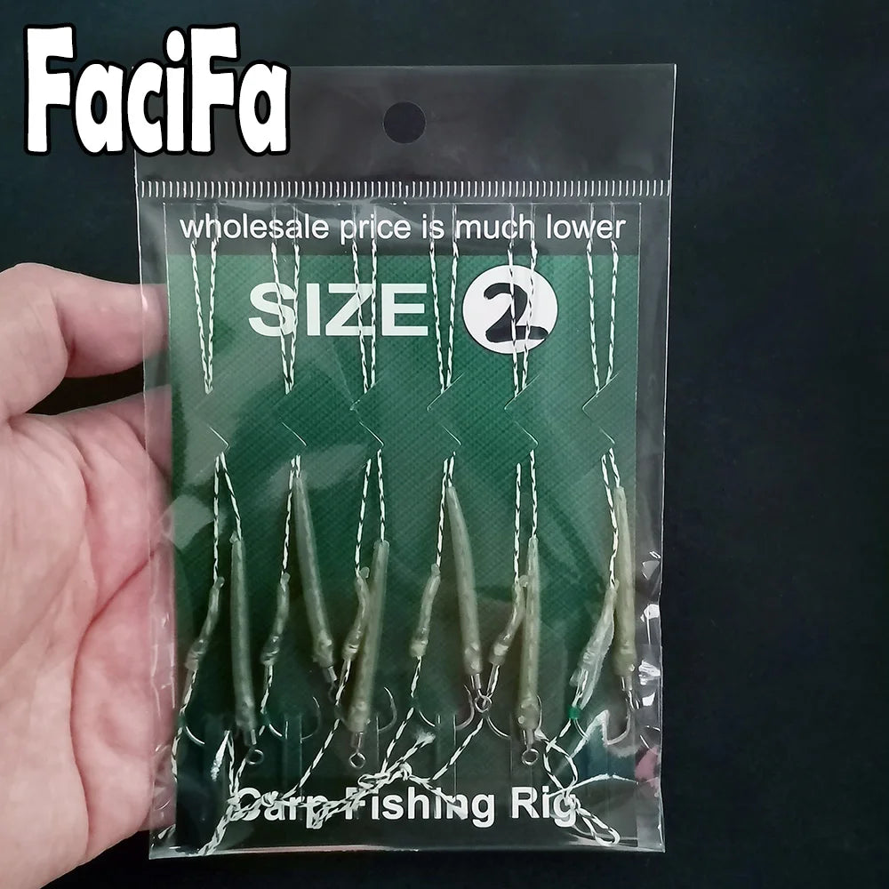 Fertige Haar-Rigs für Karpfenangeln mit Haken – clever-campen Ansicht 3