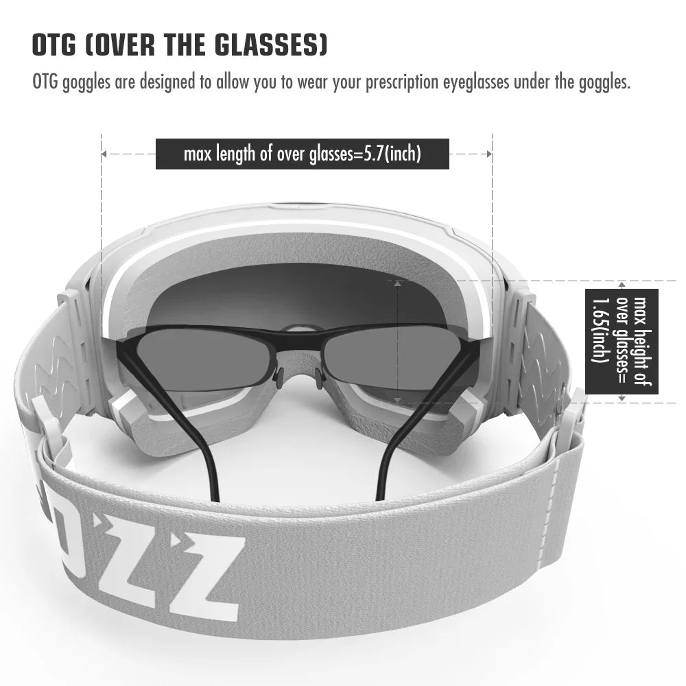COPOZZ Magnet-Ski-Goggles mit Wechselglas und Etui – clever-campen Ansicht 4