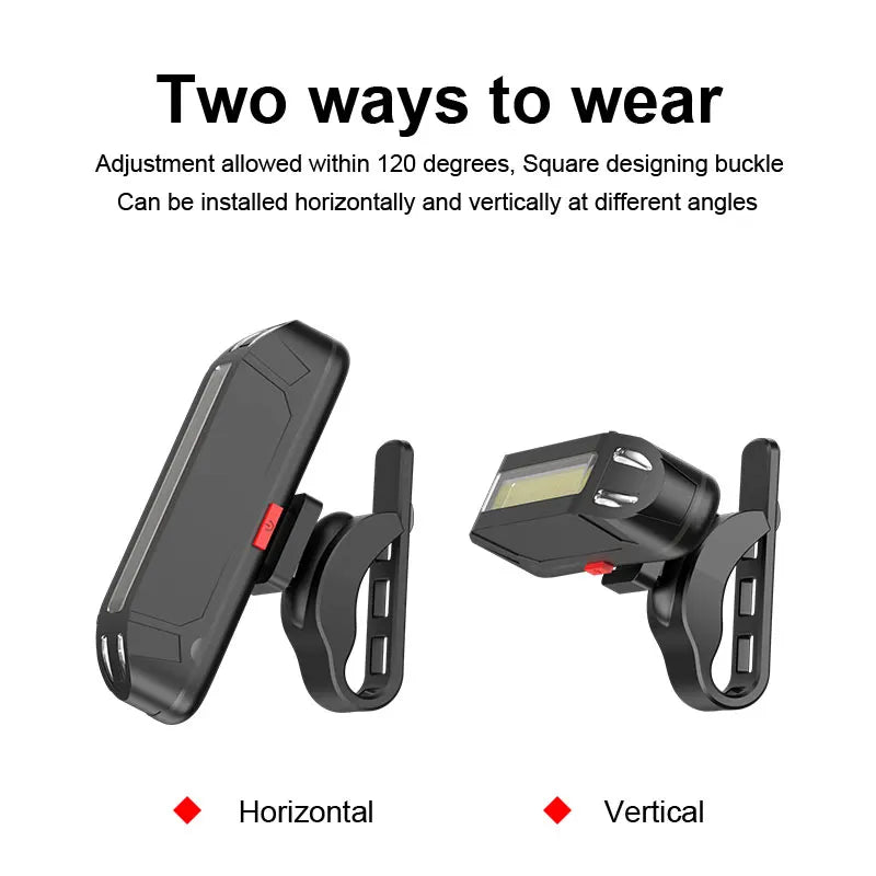 X-Tiger Rücklicht USB wiederaufladbar für Fahrräder – clever-campen Ansicht 4