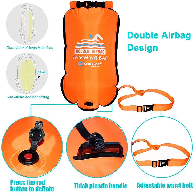 20L Wasserdichter Schwimmbeutel mit Handytasche – clever-campen Ansicht 4