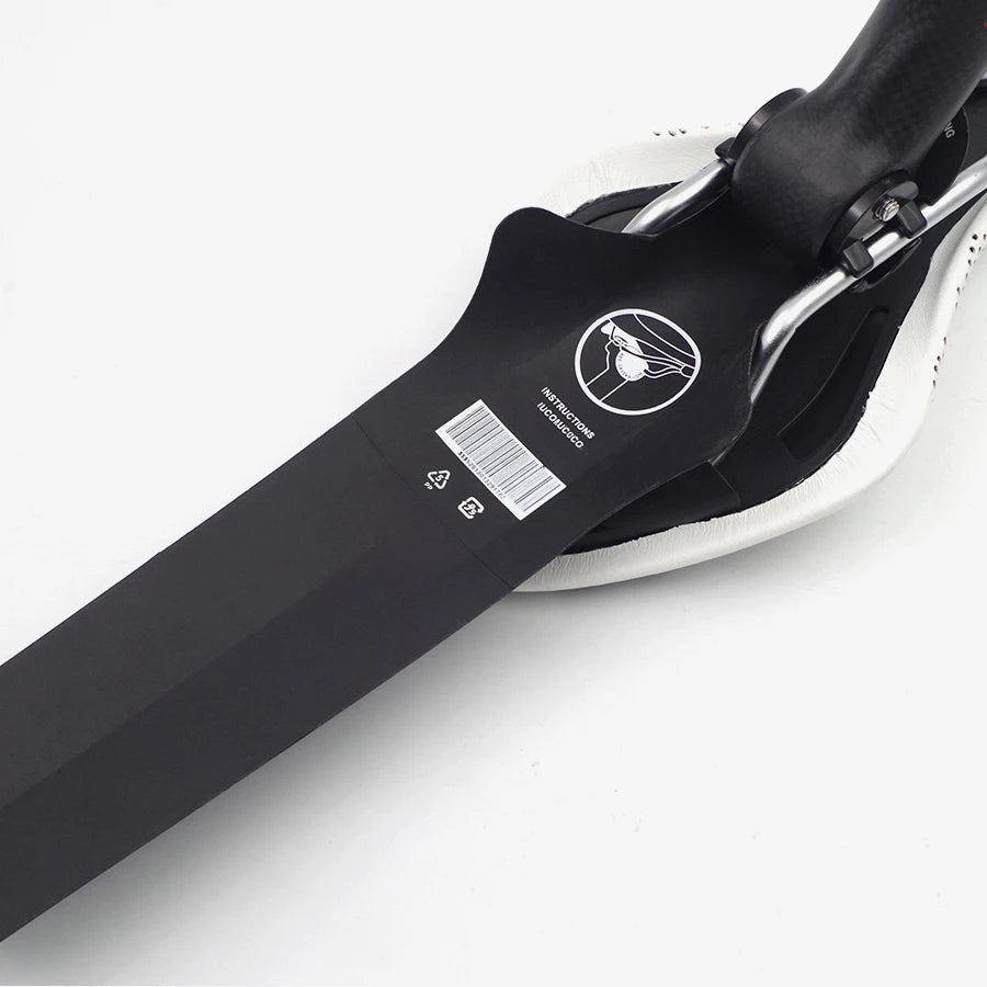 Faltbarer Mudguard für Fahrradsattel – Schutz vor Schmutz – clever-campen Ansicht 5