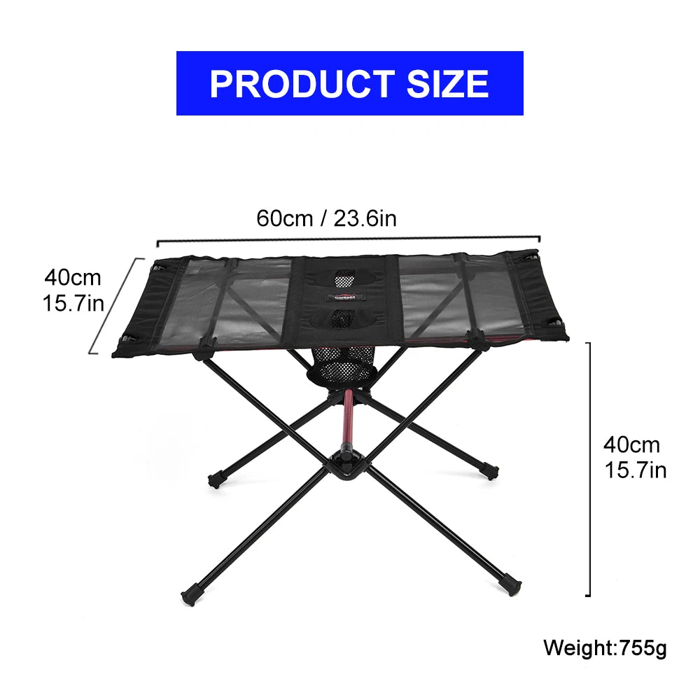 Widesea Klappbarer Campingtisch für Outdoor-Aktivitäten – clever-campen Ansicht 2