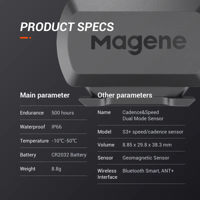 Magene Cadence Sensor S3+ für Fahrradcomputer – clever-campen Ansicht 4