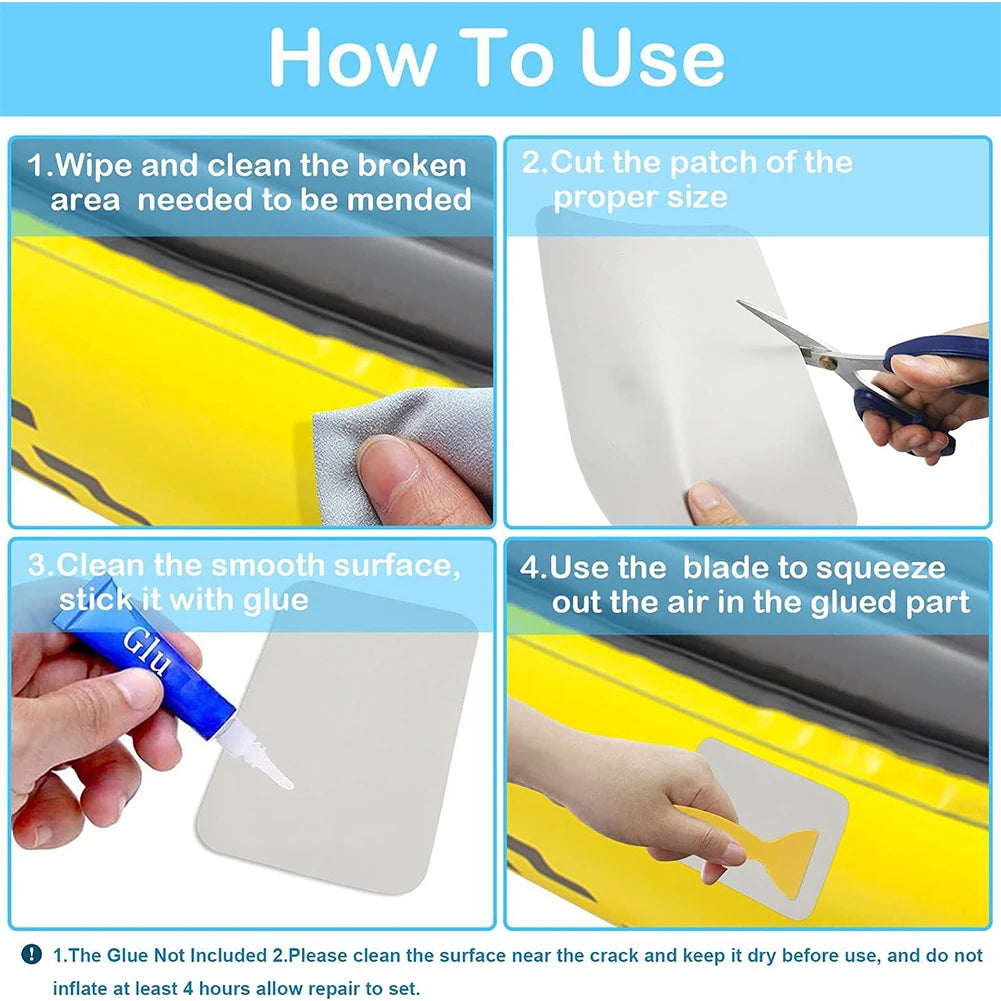 PVC Reparaturset für Luftmatratzen und Boote – clever-campen Ansicht 5